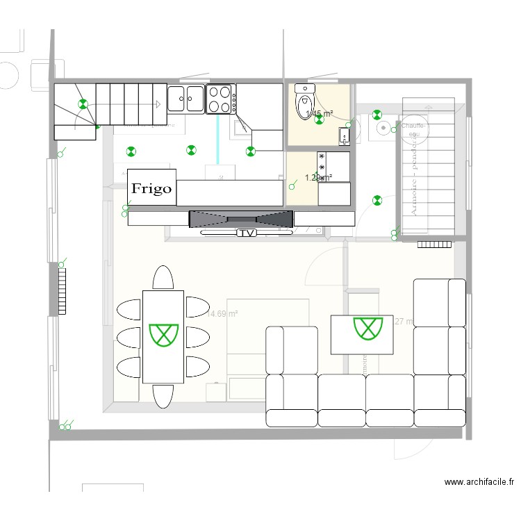 plan notre maison 4. Plan de 0 pièce et 0 m2