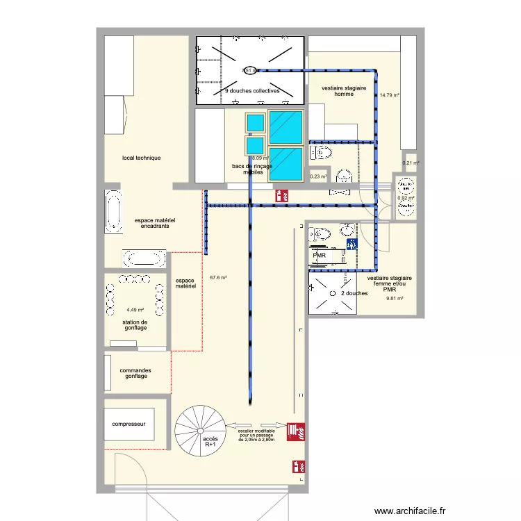 base nautique CSJC modification 2. Plan de 