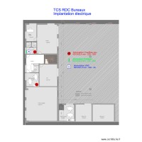 TCS RDC Bureaux Implantation électrique