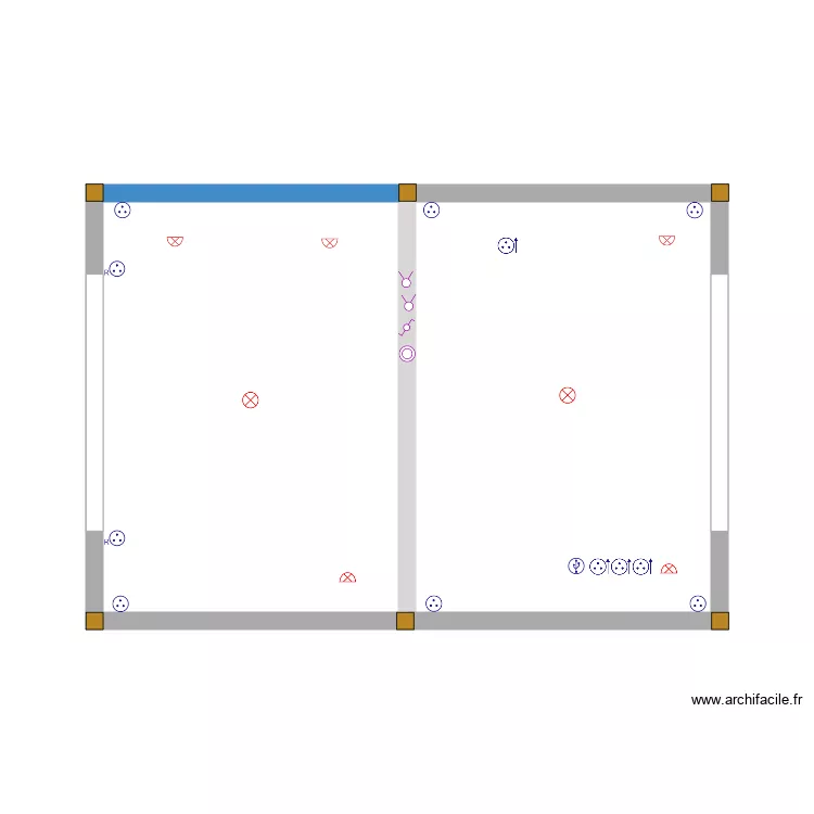 Cabane élec étage 3. Plan de Cabane élec étage 3. Plan de