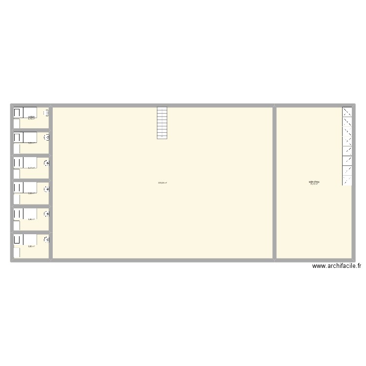 prison. Plan de 0 pièce et 0 m2