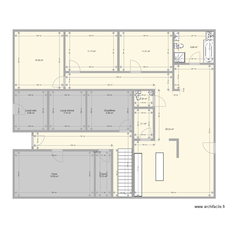 Rez définitif. Plan de 0 pièce et 0 m2