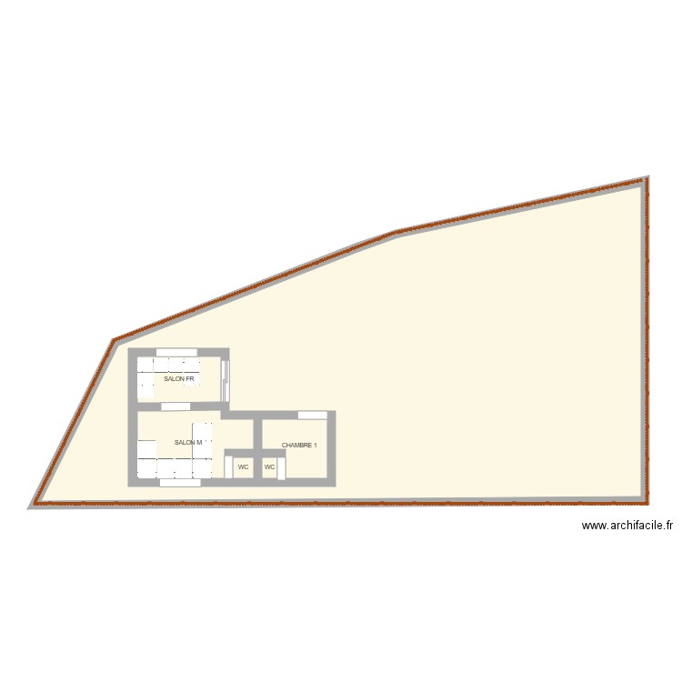 REZ DE CHAUSSEE 2. Plan de 0 pièce et 0 m2