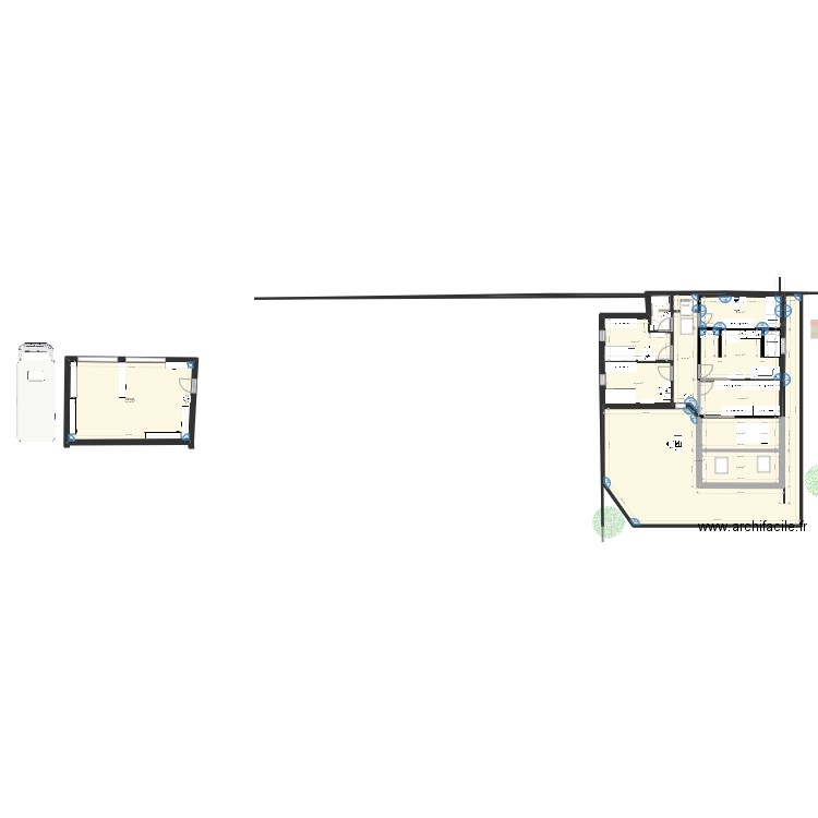 Smu petit. Plan de 17 pièces et 337 m2