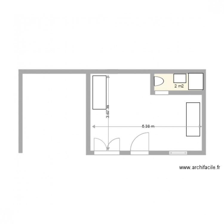 plan221decla. Plan de 0 pièce et 0 m2