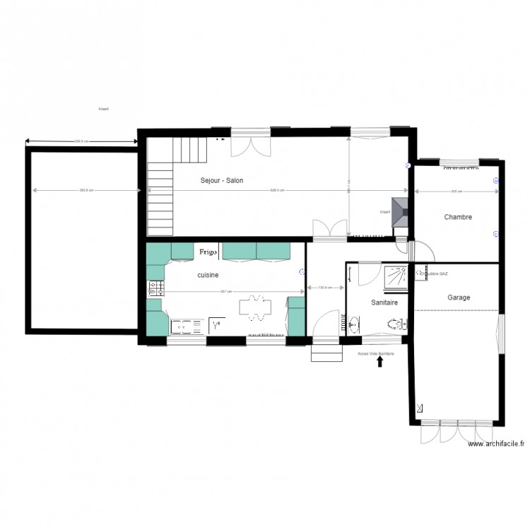 le brusc RDC 12 oct 16. Plan de 0 pièce et 0 m2