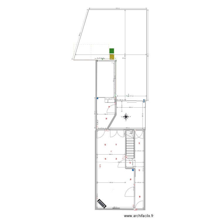 JARDINcabanonWC. Plan de 0 pièce et 0 m2