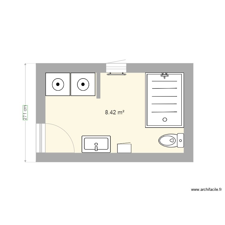 Salle de bain  4  . Plan de 0 pièce et 0 m2