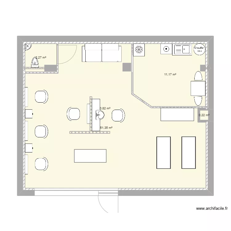 SALON 2. Plan de 