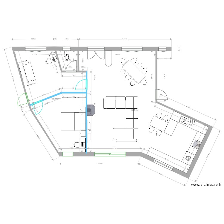 GENDROT. Plan de 0 pièce et 0 m2