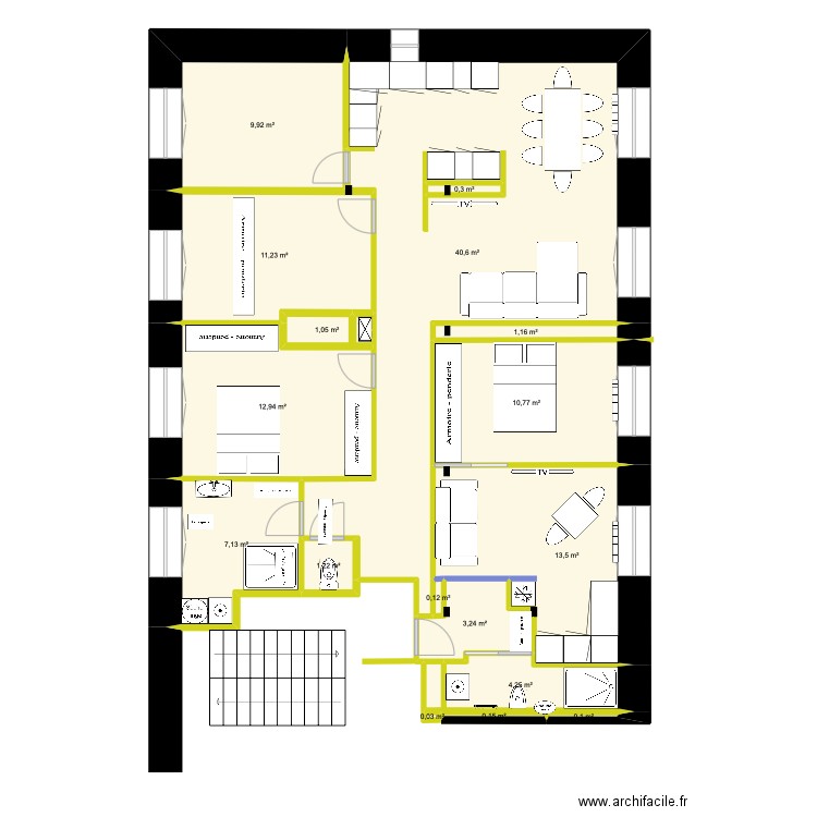 appartement 22. Plan de 0 pièce et 0 m2
