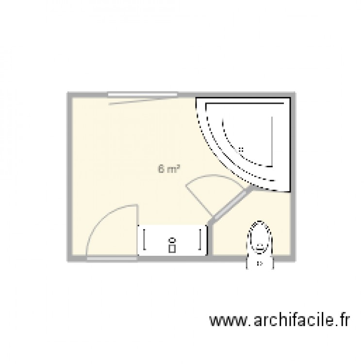 SALLE DE BAIN 3. Plan de 0 pièce et 0 m2