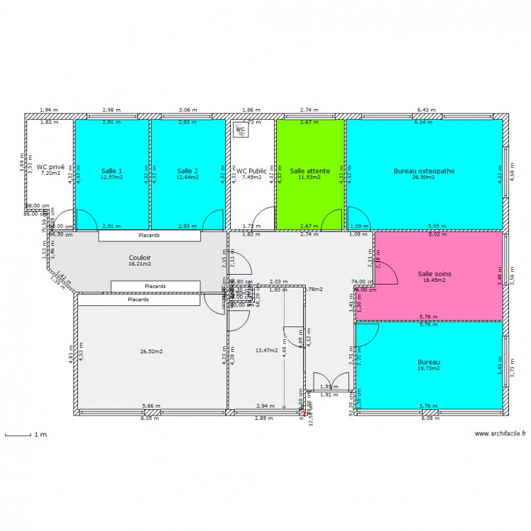 Centre médical st jean bis. Plan de 0 pièce et 0 m2