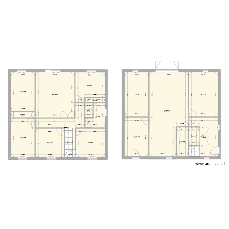 Maison. Plan de 0 pièce et 0 m2