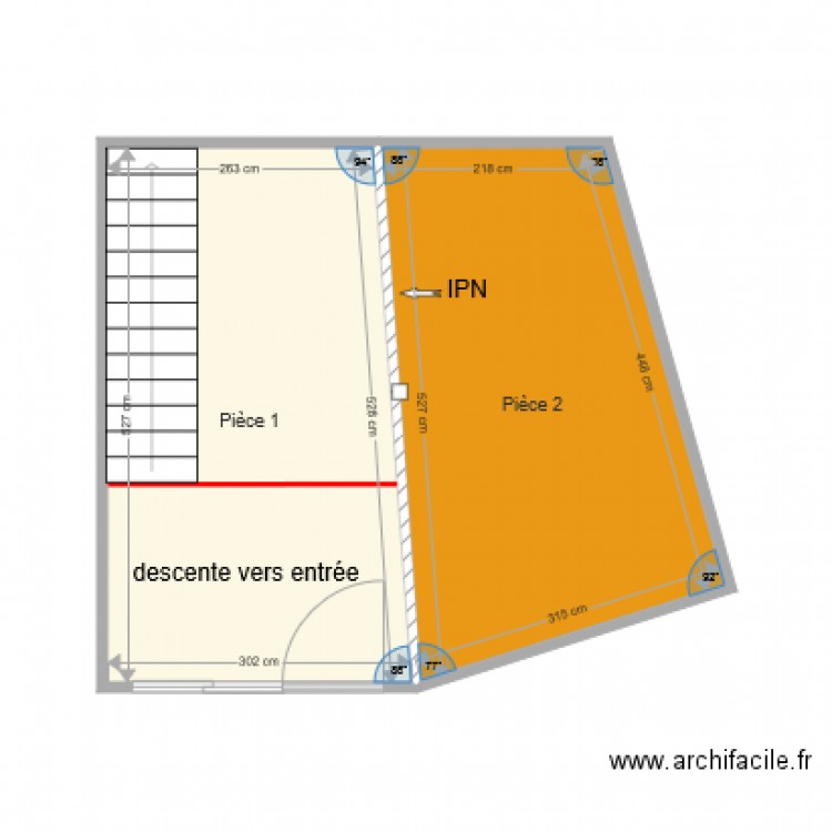 Forest projet. Plan de 0 pièce et 0 m2