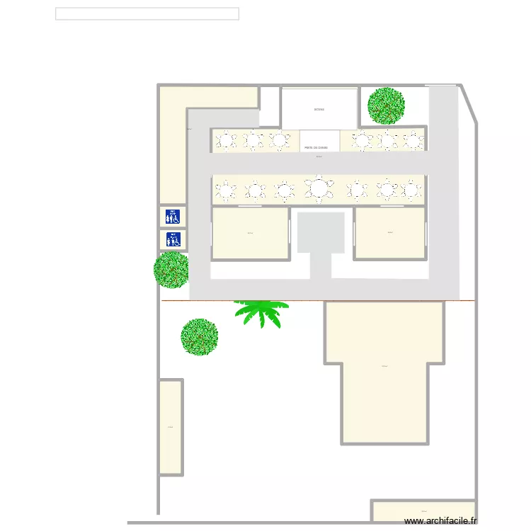 Plan chapiteau V1. Plan de 