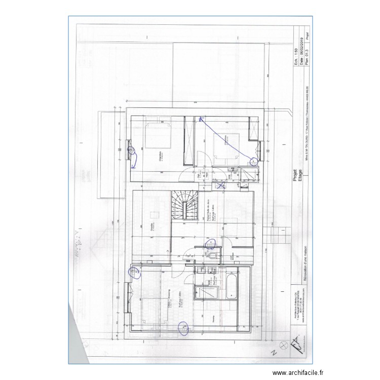 TALOURD. Plan de 0 pièce et 0 m2