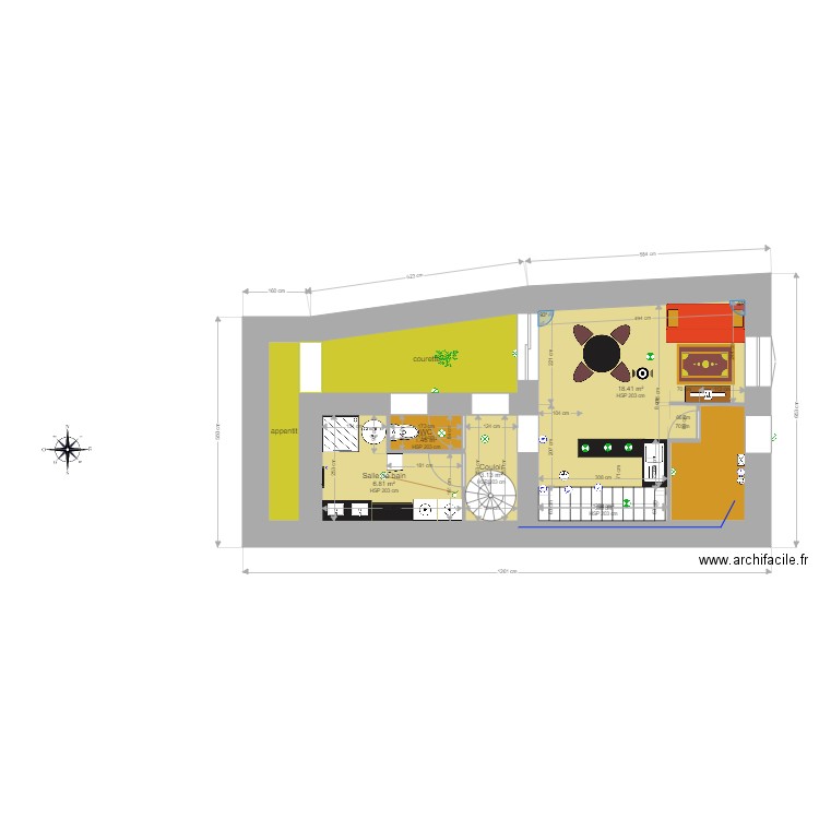 Champtocé appartement 1 . Plan de 0 pièce et 0 m2