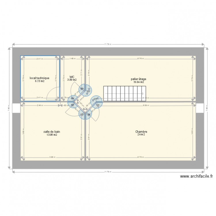 petite maison fontsalive etage. Plan de 0 pièce et 0 m2