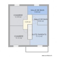 CHAILLY ETAGE 8mX8m44 3CH