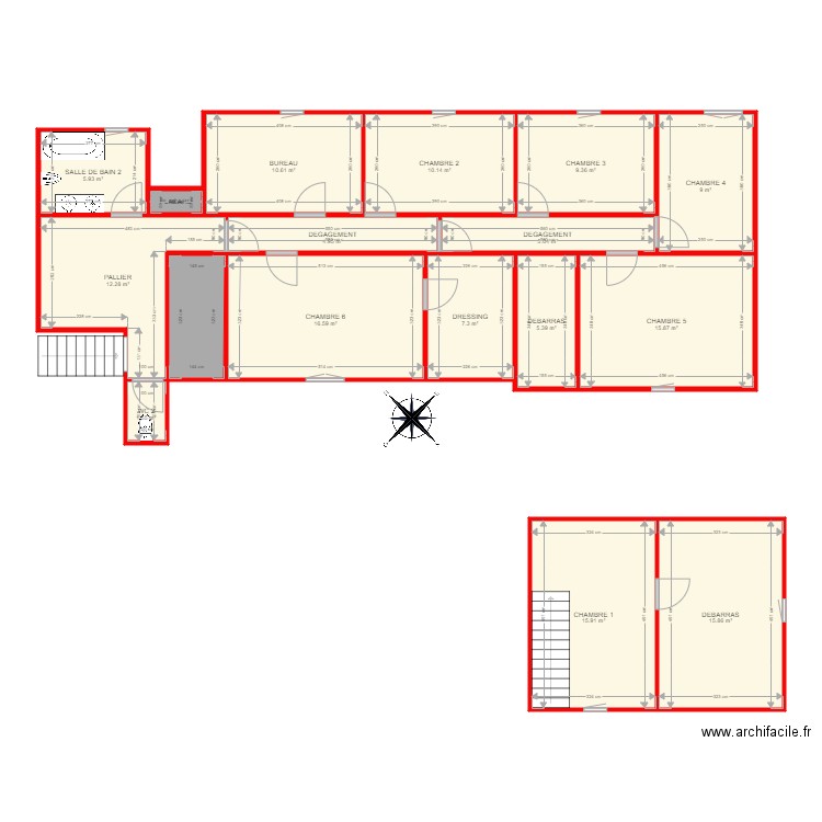 BI 1820 NIVEAU 2. Plan de 0 pièce et 0 m2