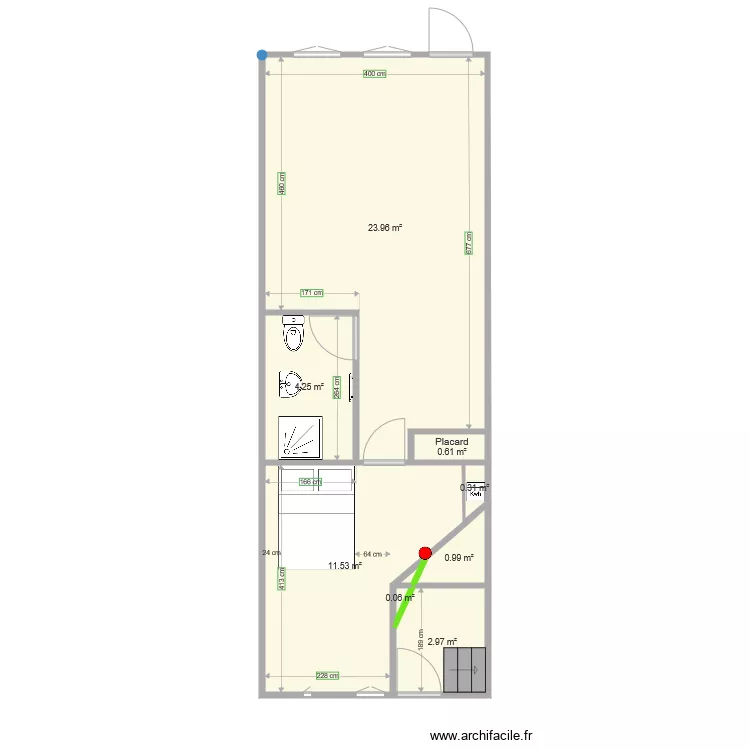 RDC Bligny nouveau . Plan de 