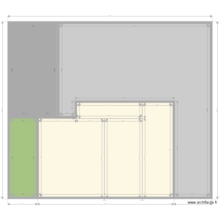 Plan de masse. Plan de 0 pièce et 0 m2