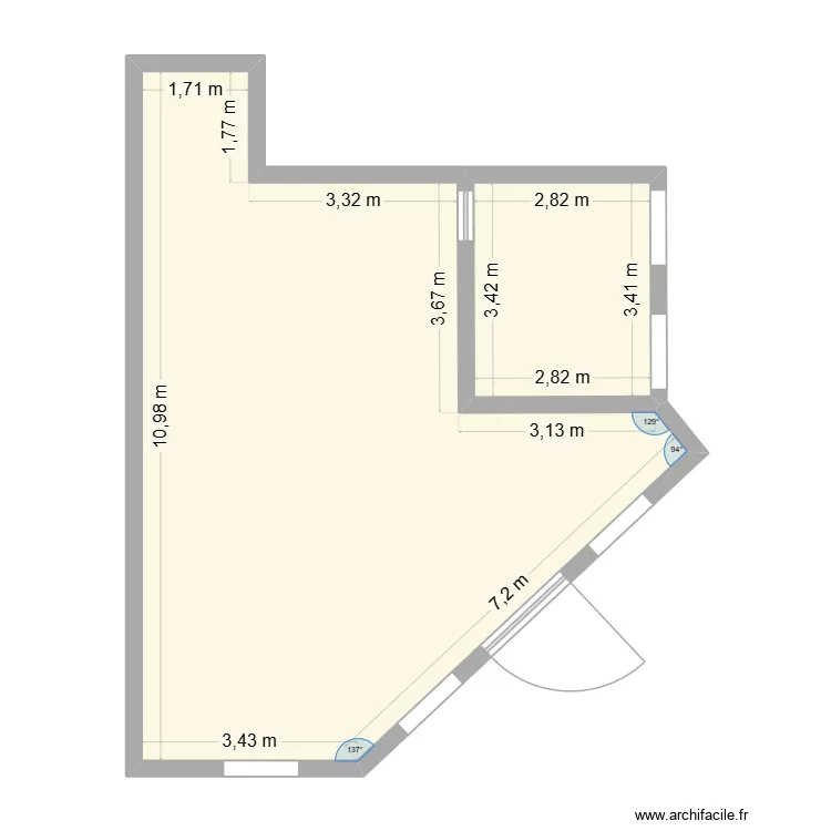 plan lot 1 prologue. Plan de 2 Pièces et 66 m² plan lot 1 prologue. Plan de 2 Pièces et 66 m²
