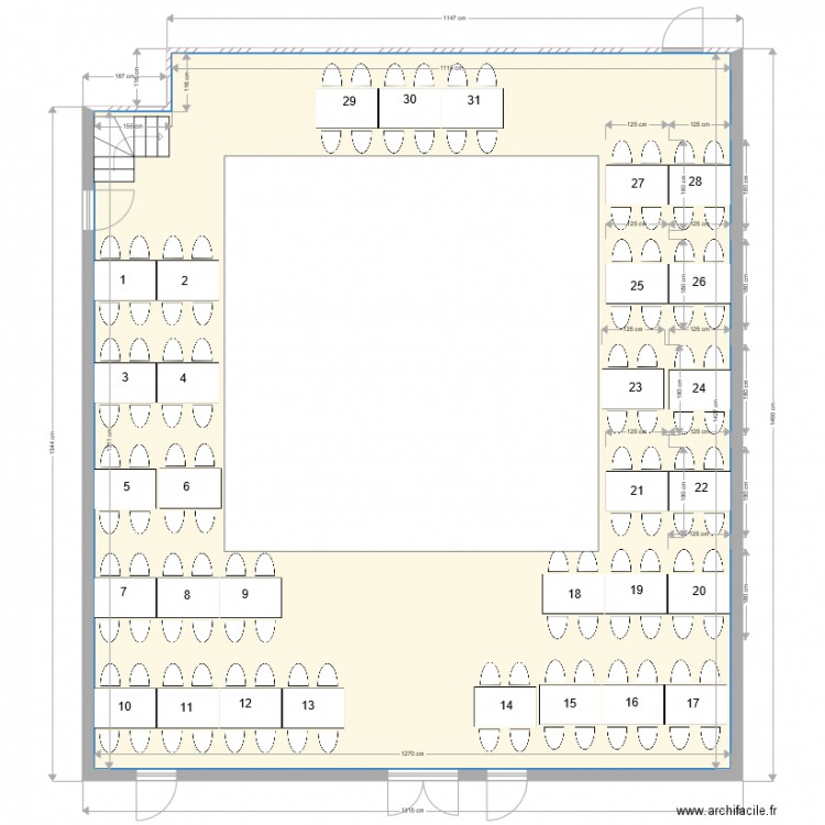 interclubs 2017. Plan de 0 pièce et 0 m2