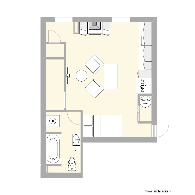 591 Lavigueur2,1. Plan de 7 pièces et 34 m2