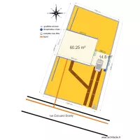 plan de masse apr&egrave;s Lavaud