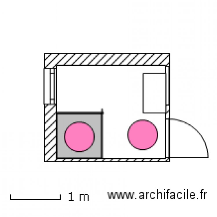 Plan salle de bain T3 17 Sept 2012. Plan de 0 pièce et 0 m2