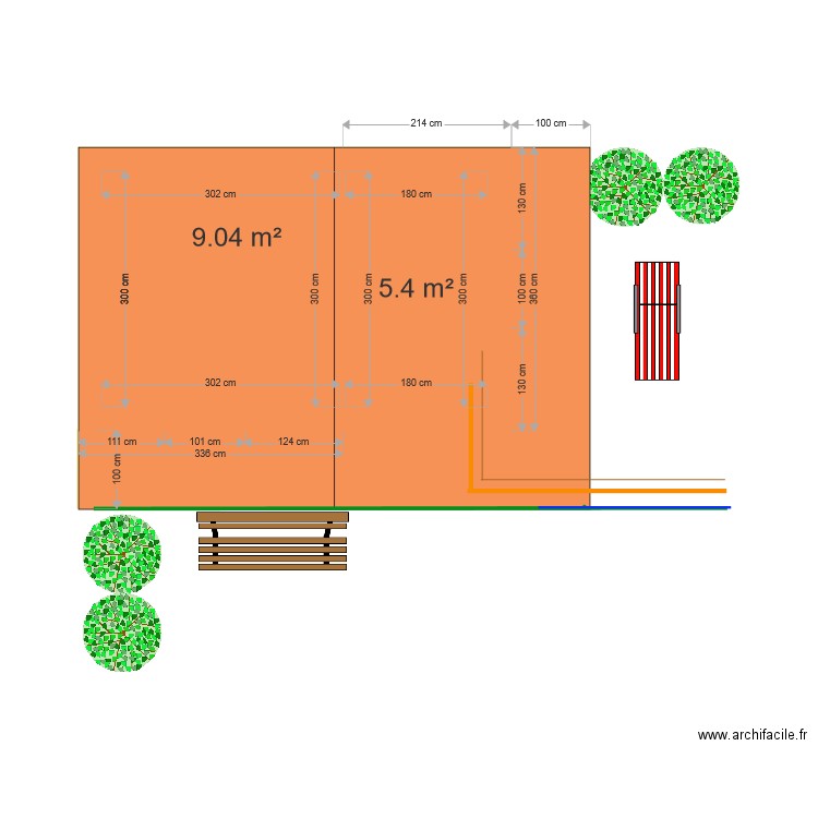 chaletplan13dptoit. Plan de 0 pièce et 0 m2