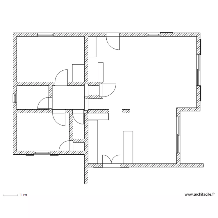 Maison niveau 1 et 2. Plan de Maison niveau 1 et 2. Plan de