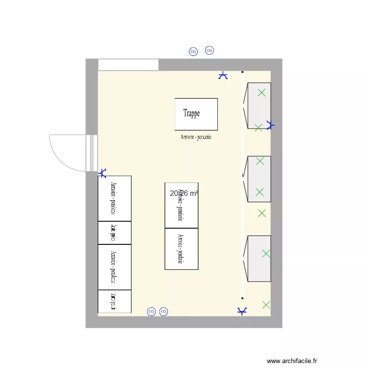 atelier bis. Plan de 