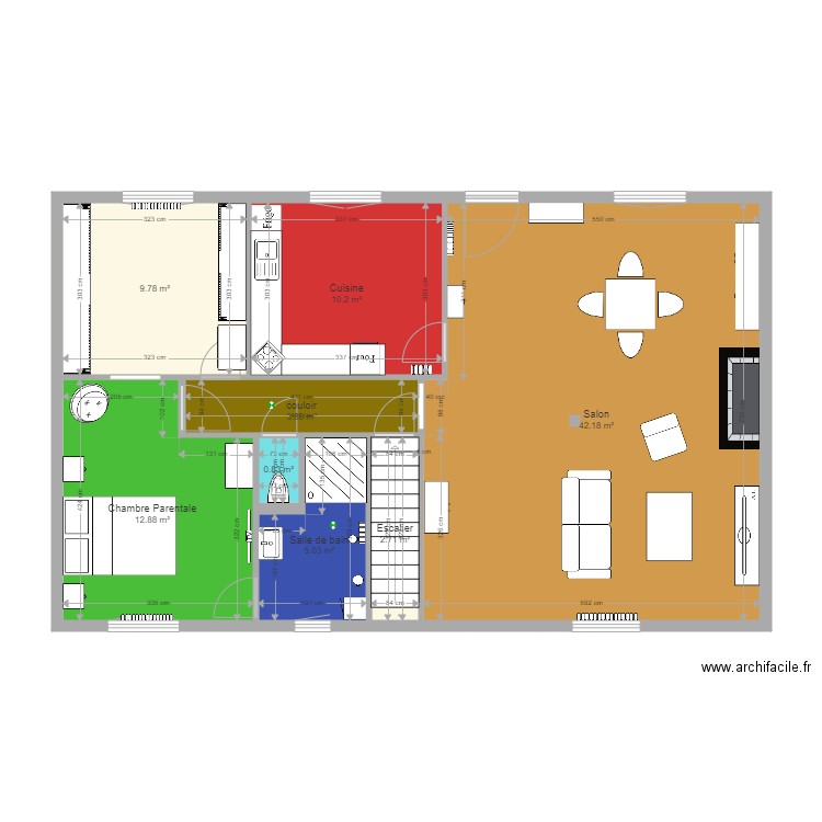 Maison Ussac Travaux v3. Plan de 0 pièce et 0 m2