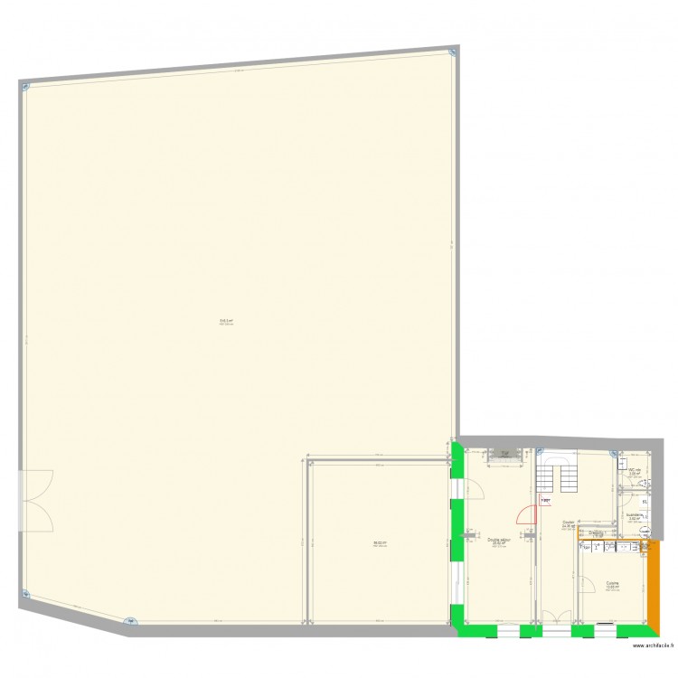 Maison Madeleine masse. Plan de 0 pièce et 0 m2