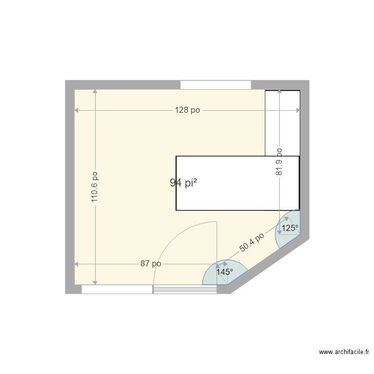 Bureau Aimie 2. Plan de 0 pièce et 0 m2