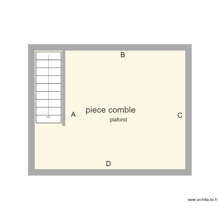 beaufils comble. Plan de 0 pièce et 0 m2