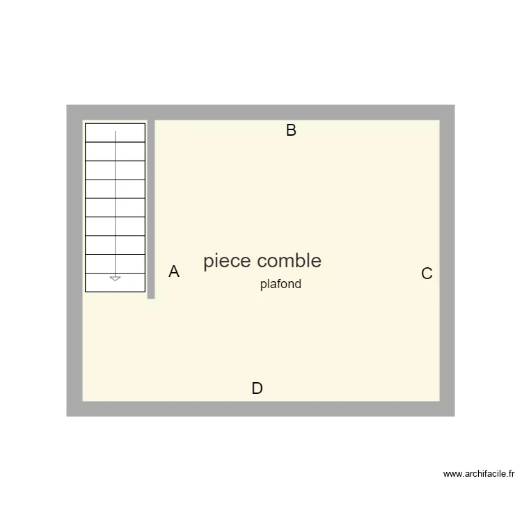 beaufils comble. Plan de 