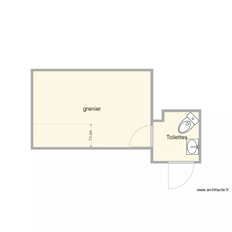 Plan avant travaux ramsarran. Plan de 