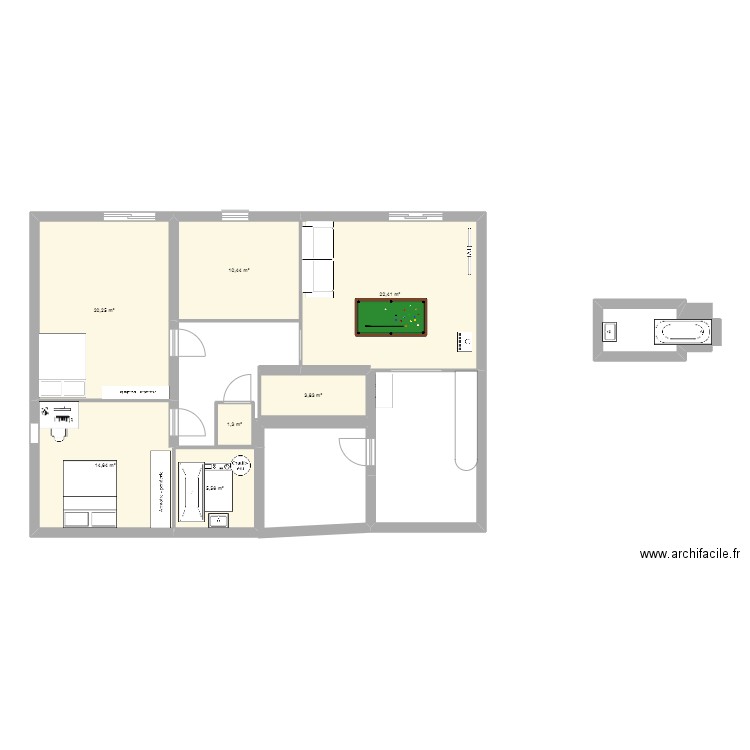 finalDim. Plan de 0 pièce et 0 m2