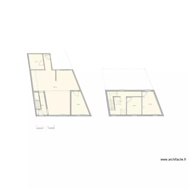 plan maison original. Plan de 