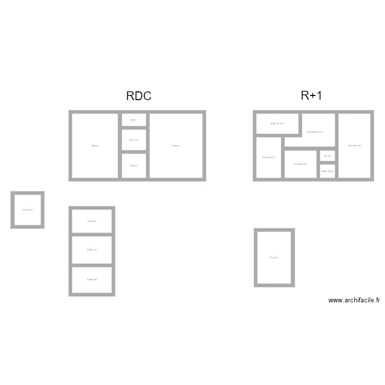 350601137. Plan de 17 pièces et 124 m2