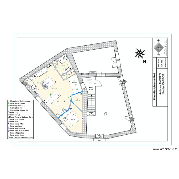 ANDREO R1   V2. Plan de 0 pièce et 0 m2