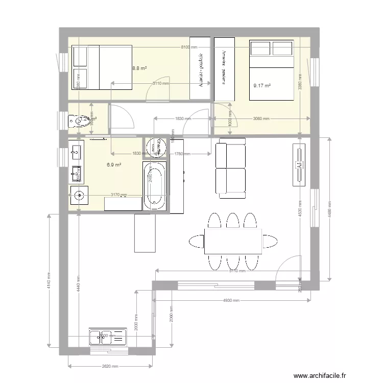 plan maison r&eacute;union. Plan de 