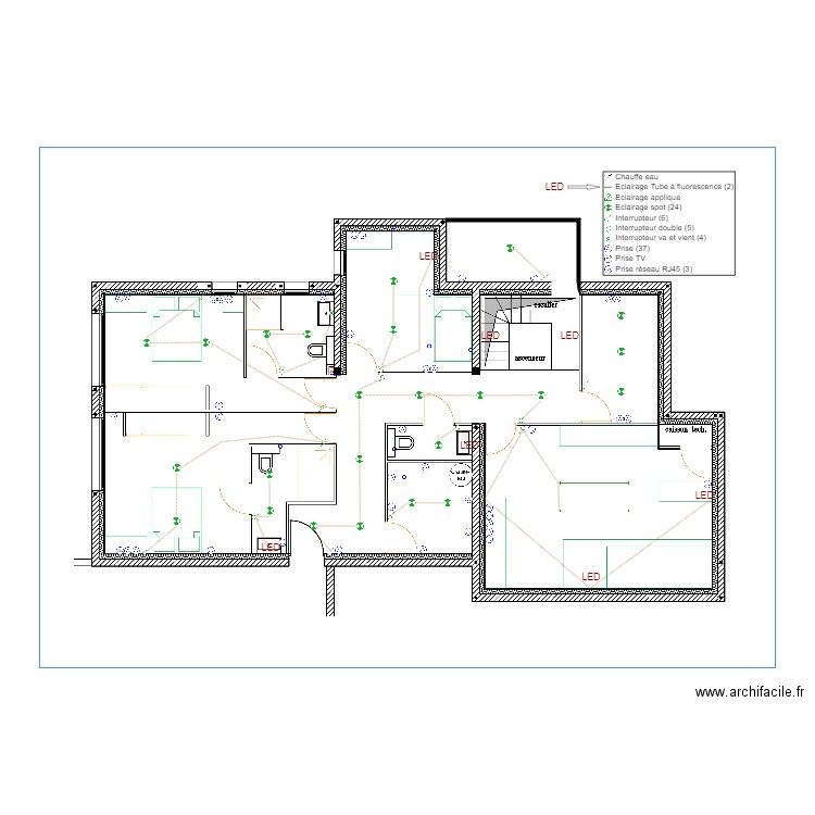 Plan elec sous sol ALTUNTAS. Plan de 0 pièce et 0 m2