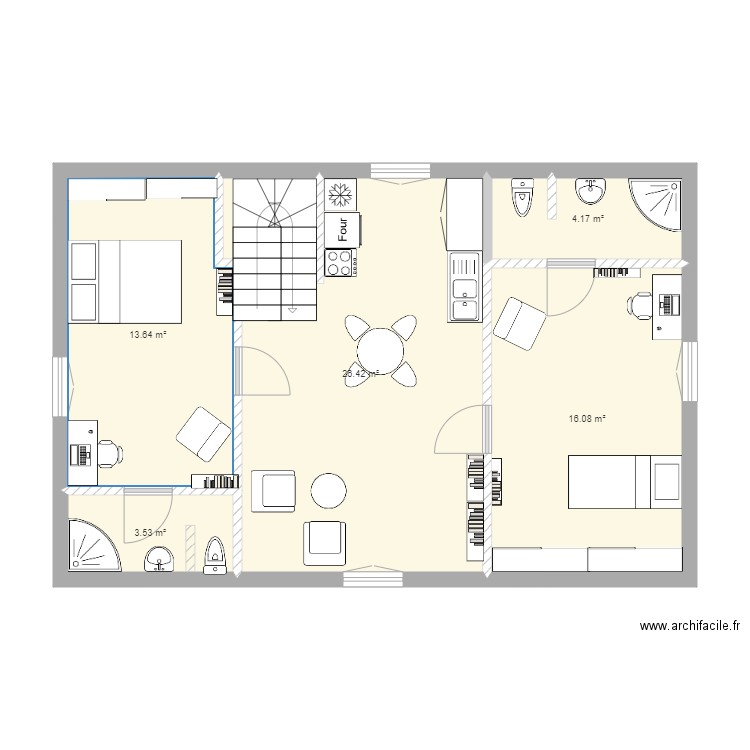 ecole niveau 2 aprés. Plan de 0 pièce et 0 m2