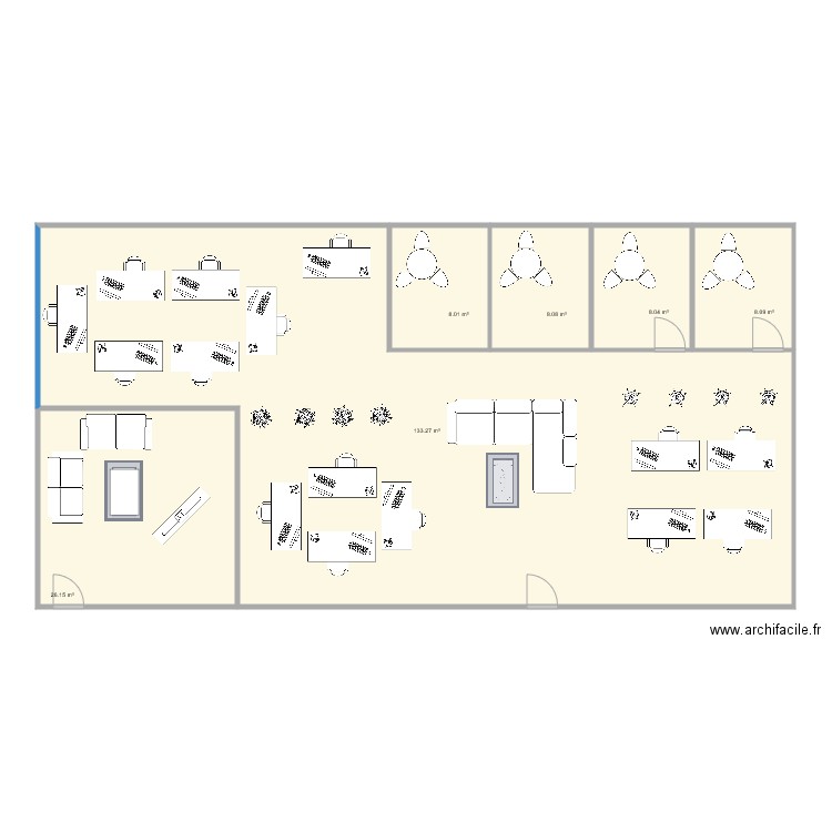 Bureaux FI Log DDP 2e. Plan de 0 pièce et 0 m2