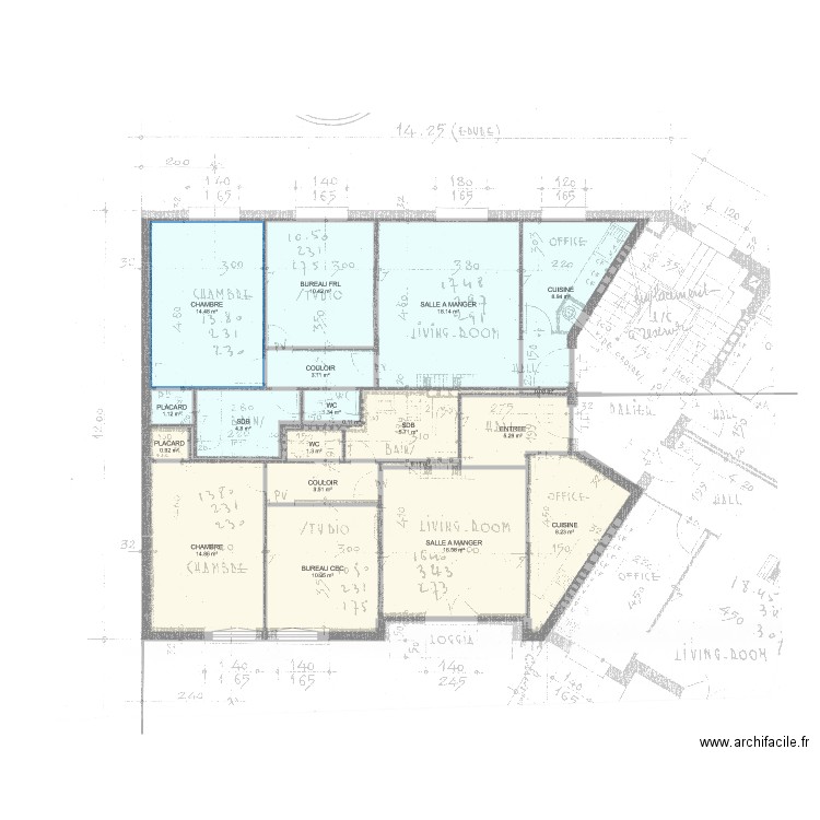 6 bisS distorsion horizontale AVANT TRAVAUX. Plan de 0 pièce et 0 m2